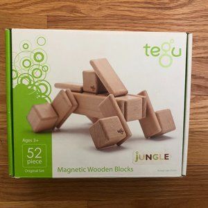 TEGU|MAGNETIC WOOD BLOCKS| 52 PIECE JUNGLE SET